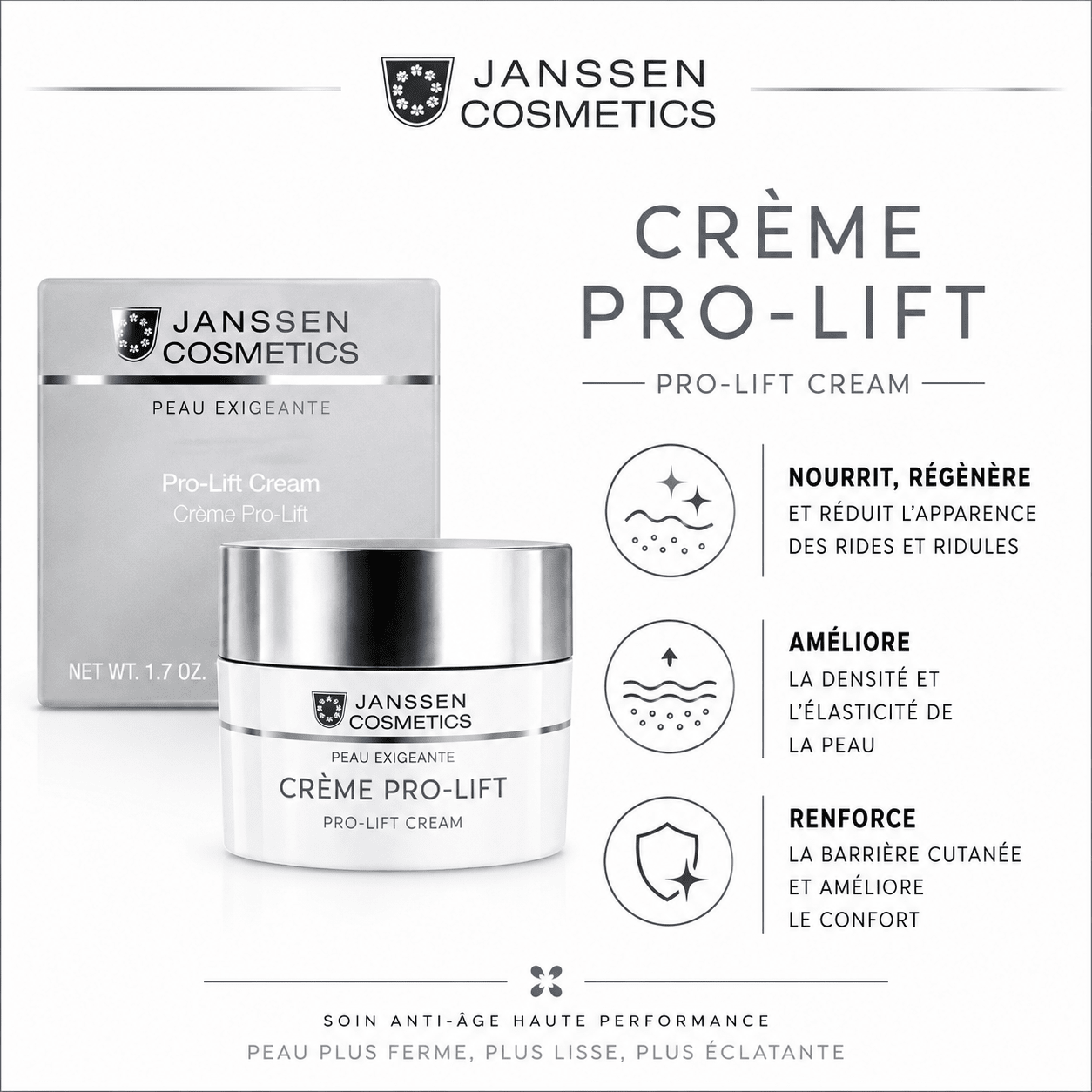 Crème Visage Pro-Lift | Peau Mature et Dévitalisée 50 ml - Boutique Esthétique Martine Grenier