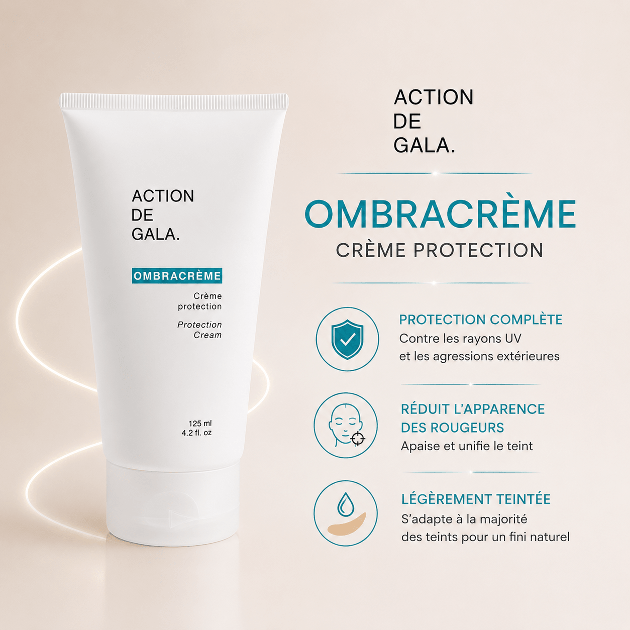 Ombracrème | crème protection 50ml 125ml - Boutique Esthétique Martine Grenier