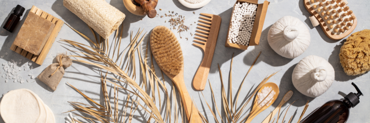 Différents accessoires pour le corps.