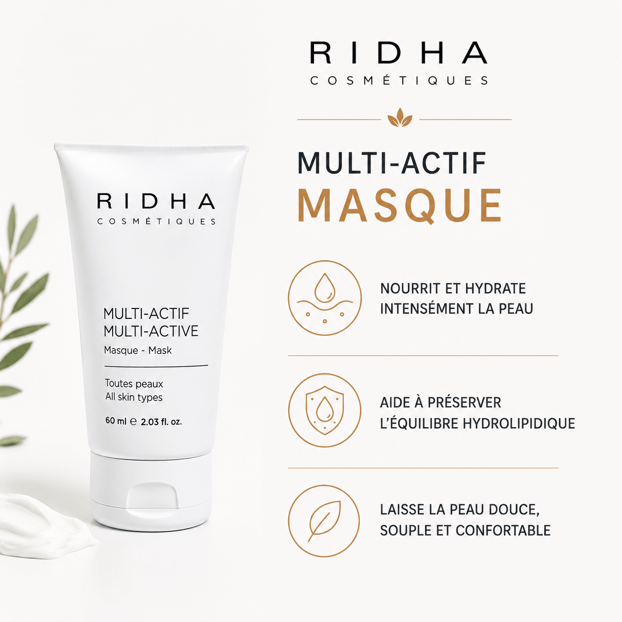 Masque Multi-Actif | Toutes peaux 60 ml - Boutique Esthétique Martine Grenier