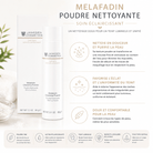 Melafadin Poudre Nettoyante - Soin Éclaircissant 60 g - Boutique Esthétique Martine Grenier