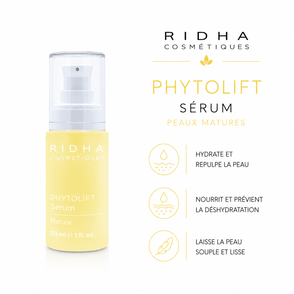 Sérum Phytolift anti-âge | Peau mature 30 ml - Boutique Esthétique Martine Grenier