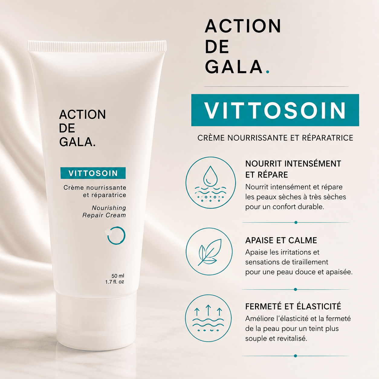 Vittosoin | peau déshydratée 50 ml - Boutique Esthétique Martine Grenier