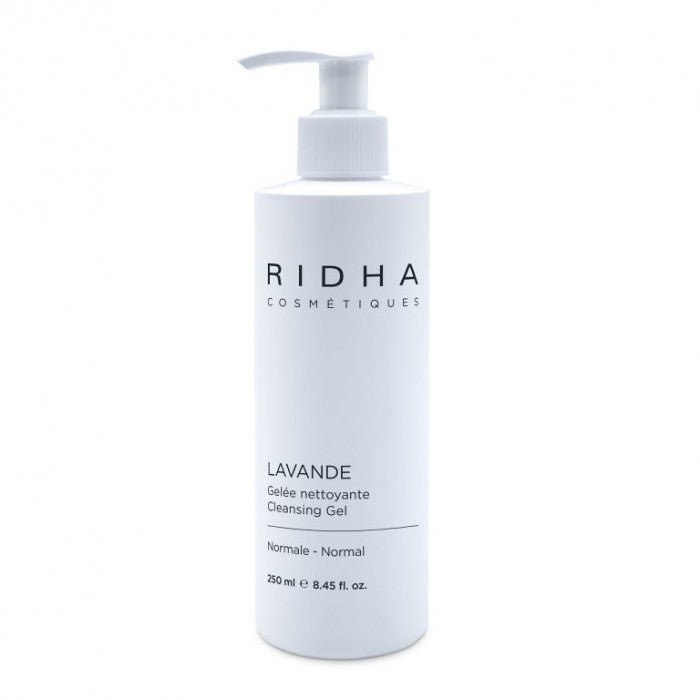 Bouteille de gel à la lavande pour le visage de Ridha Cosmétiques